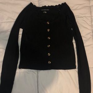 AMERICAN EAGLE !! OFF SHOULDER LONG SLEEVE SHIRT